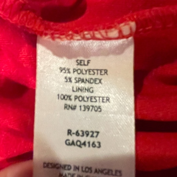 Emerald Sundae Womens Red Glitter Faux Wrap Party Mini Dress Juniors Size Large - Picture 11 of 16